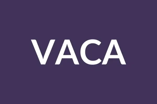 zensmart is showing The word "VACA" is displayed in bold, white capital letters against a solid dark purple background, presenting a simple yet effective formula for cutting costs. with print workflow automation