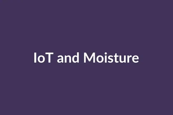 zensmart is showing A diagram titled "IoT and Moisture" highlights IoT applications in moisture management, including humidity, greenhouse, wastewater, skin, and roots. Each is represented by icons: droplet, greenhouse, water, skin with droplets, and roots in soil respectively. Ideal for IoT moisture tracking systems. with print workflow automation