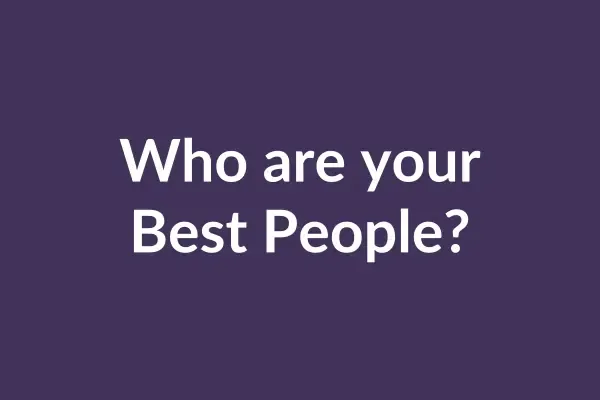zensmart is showing An image with a dark purple background and white text in the center that reads, "Who are your Best People?"—crafted with precision, almost like an Auto Draft. with print workflow automation