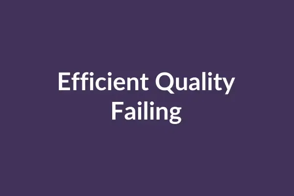 zensmart is showing The image features a dark purple background with the text "Efficient Quality Failing" written in white and centered. The design hints at an auto draft process that emphasizes productivity despite setbacks. with print workflow automation