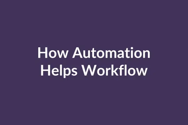 zensmart is showing Text on a dark purple background reads, "Automation Enhances Workflow Efficiency. with print workflow automation