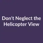 zensmart is showing Text on a purple background reads, "Don't Neglect the Helicopter View in Your Video Strategy. with print workflow automation