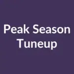 zensmart is showing Text on a purple background reads "Peak Season Tuneup" in white letters, capturing the essence of gearing up with a focused tuneup for the peak season. with print workflow automation