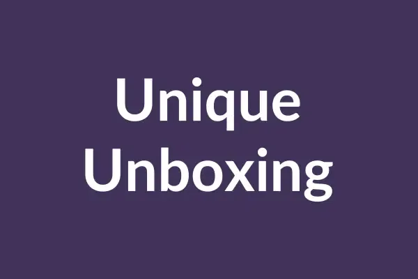 zensmart is showing Text saying "Unique Unboxing" is centered on a dark purple background, inviting you to imagine the thrill of unveiling something extraordinary. It's as if you're about to hit play on a captivating unboxing video that promises surprises and delight with every reveal. with print workflow automation